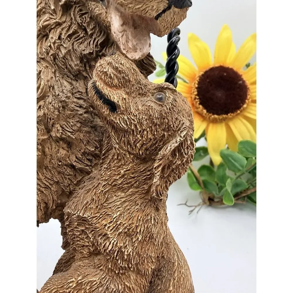 Golden Retriever And Puppy. Plaque By Fig Graphics 1991.